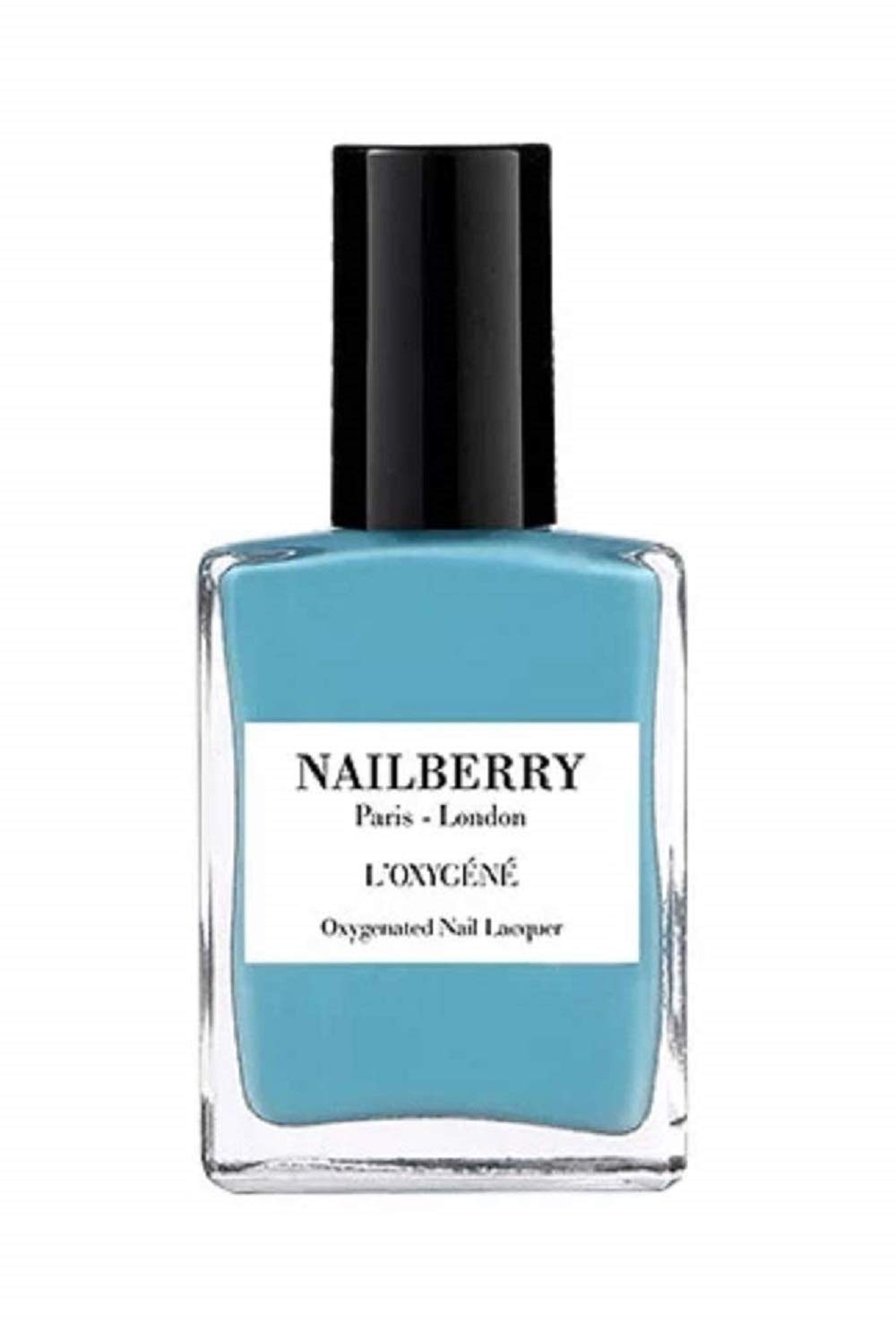 Nailberry L'Oxygéné Oxygenated Nail Lacquer | Santorini, 15ml | Polish for a Healthier Manicure & Long Lasting Colour | 12-Free, Vegan, Halal, Cruelty & Gluten Free