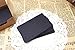 Fecedy 100pcs Blank Kraft Paper Business Cards Word Card Message Card DIY Gift Card (Black)