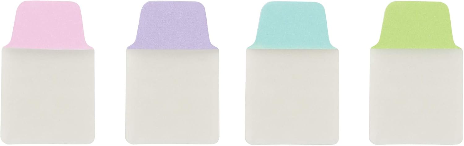 Avery Mini Ultra Tabs, 1" x 1.5", 2-Side Writable, Pastel Purple/Blue/Pink, 40 Repositionable Tabs (74761) : Office Products
