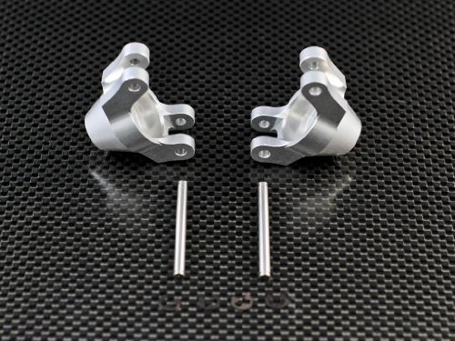 HPI Savage XS Flux Upgrade Parts Aluminum Rear Knuckle Arm - 1Pr Set Silver