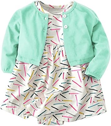 Baby Girl Long Sleeve Floral Romper Dress Skirt Casual Toddler Baby Girl Clothes Set Outfit