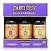 PURA D'OR Organic Aloe Vera Gel, Lavender Scent (3 Pack of 16oz) USDA Certified - Deeply Hydrating, Moisturizing Skin & Hair - Sunburn, Bug Bites, Rashes, Small Cuts, Eczema Relief (Packaging may vary