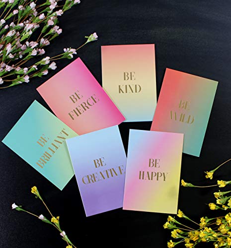 Inspirational Greeting Cards Stationary Set, Thinking of You Encouragement Cards, Quote Note Cards with Envelopes, Motivational Greeting Cards Blank - 4 x 6 Inches, 36 Pack - Thumbnail 5