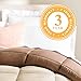 Linenspa Comforter Duvet Insert Full Sand/Mocha Down Alternative All Season Microfiber-Full Size - Box Stitched