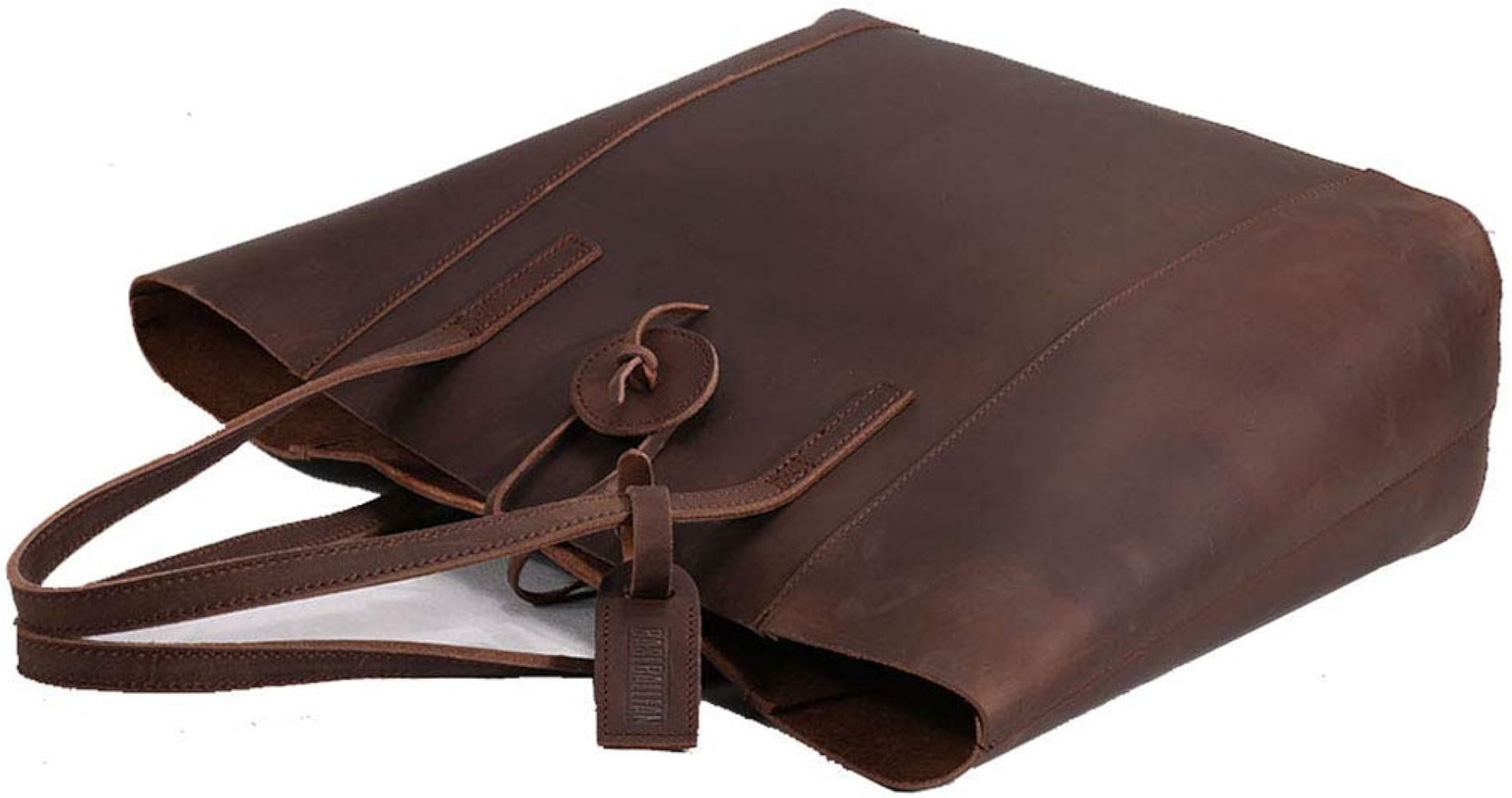 purse made of baseball glove leather