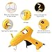 Hot Glue Gun with LED Lights,60/100W Full Size Dual Power High Temp Heavy Duty Melt Glue Gun Kit with 10 Pcs Premium Glue Sticks(0.43''x 8