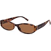 Appassal Retro Rectangle Sunglasses for Women Men Polarized Oval Sunnies AP3742