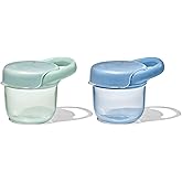 OXO Tot Snack Cup with Lid – 2 Pack, Opal and Dusk