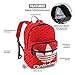 adidas Originals Unisex Trefoil Pocket Backpack, Scarlet Monogram, ONE SIZE