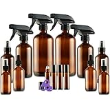 Glass Spray Bottle Kits, Eternal Moment Amber Glass