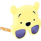Sun-Staches Winnie the Pooh Sunglasses | Pooh or Tigger Costume Accessory | UV 400 | One Size FIts Most