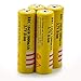 STAND HIGH®4PCS 3.7V 18650 5000mah Rechargeable Lithium Battery with Built-in IC Protection ,can be used for LED flashlight and headlamp