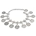 JANE STONE Essential Oil Diffuser Bracelets Genuine Leather Aromatherapy Bracelet Band Jewelry for Women with 9 Color Washable Pads (C1)