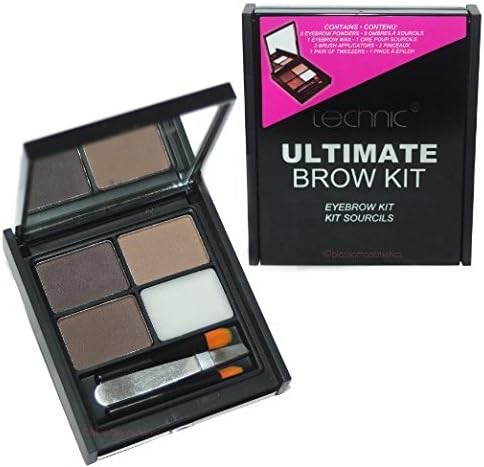 Technic Ultimate Eyebrow Kit 7 Count Black Brand New