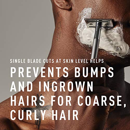 Safety Razor for Men by Bevel For Coarse Hair, Designed with Double