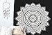RawyalCrafts Ombre Mandala Tapestry - Black and White Indian/Hindu Wall Hanging - 100% Cotton - Bohemian Wall Decor