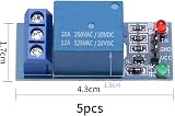 VooGenzek 5PCS 5V 1-Channel Relay Module Low Level Trigger for Arduino PIC AVR view 2