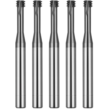 thumbnail image 2 of 1-8 UN Solid Carbide Thread Mill - TiAlN Coated, Full Form - Made In USA (ONLINECARBIDE 91100008) 2 of 4