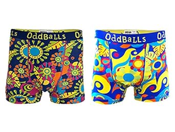 OddBalls Men's Boxer Shorts 'Festival Bundle' - XS: Amazon.co.uk: Clothing