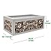 Decorative Home Decor Wood Tea Box, 10.75