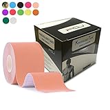 Kinesiology Theraeputic Tape Physio For Athletic Sports Recovery Pain Relieve Strong Adhesion Waterproof Original Cotton Uncut 2 Inch x 16.4 Feet