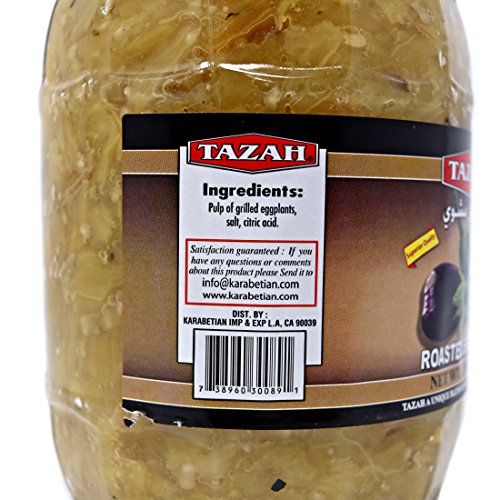 Tazah Roasted Eggplant 23 Oz / 650 Gr