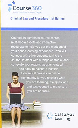 Course360 Criminal Law and Procedure Printed Access Card