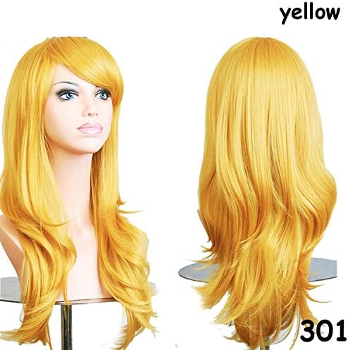 22 inches We Synthetic Non Wigs Soft Heat Resistant Fiber Full Head Wig For Women,#33,22inches,