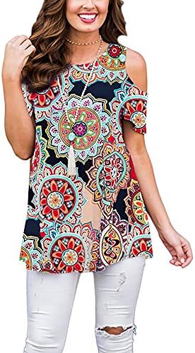 SMALLE Women Summer Bohemian Style Fashion Beach Vest Top Sleeveless Blouse Casual Tank Loose Tops T-Shirt
