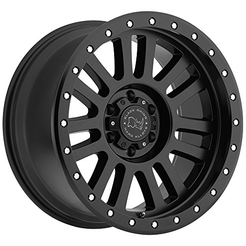 Black Rhino EL Cajon Black Wheel with Painted Finish (18 x 9. inches /8 x 165 mm, 12 mm Offset)