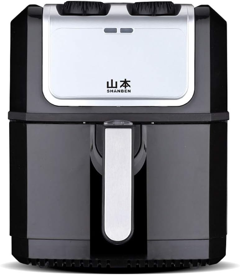 Freidora eléctrica sin aceite de gran capacidad de 3,2 litros ...