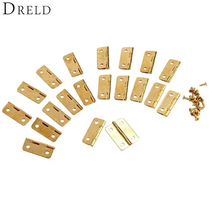 20pcs 24x18mm Kitchen Cabinet Door Hinges For Caskets Furniture