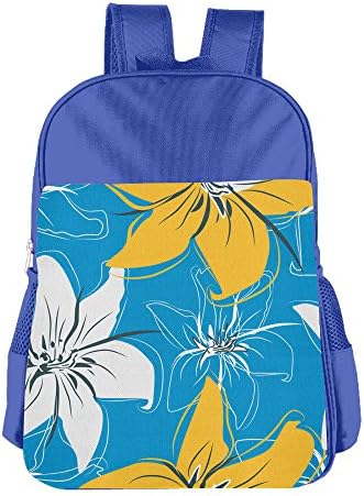 16.23oz Unisex Flexane School Backpack Cartoon Hand Painted Lily