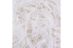 COFEETBO Basket Grass,Crinkle Cut Tissue Paper for Easter Gift Box Wrapping Packing Filling,Recyclable DIY Craft Basket Shred Confetti Raffia Paper Filler,100g 3.53oz Party Decoration