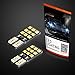 Marsauto CanBus-Ready 168 194 LED Bulb T10 Polarity Free Super Bright 9SMD for Car Interior Dome Map Door Courtesy License Plate Lights 12V 6000K Xenon White 2-Pack