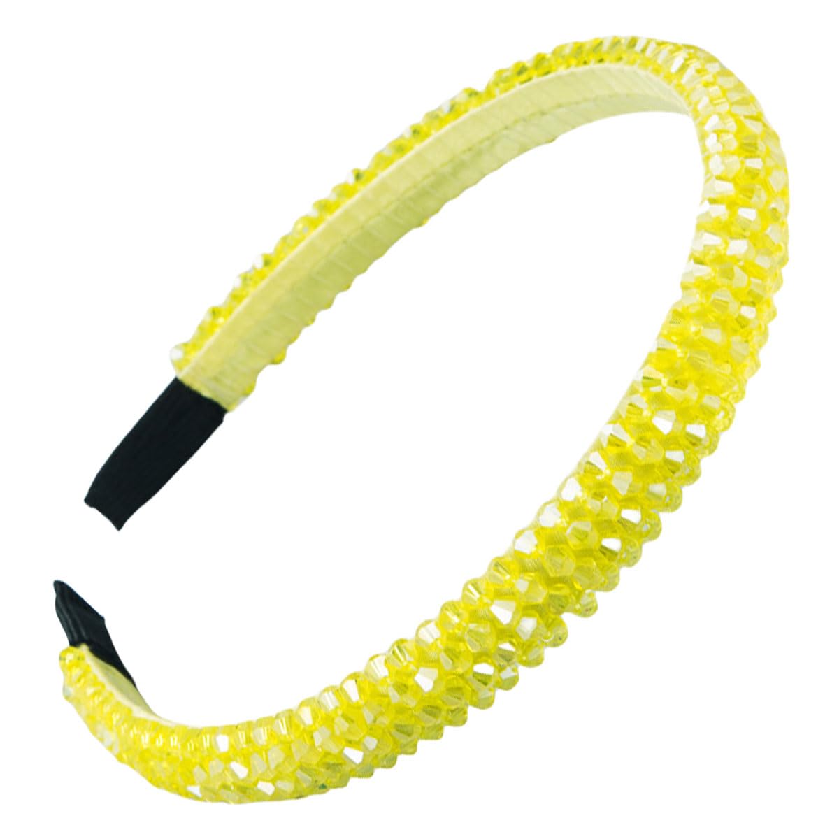 scicent Women Head Band Fashion Sparkle Headband Crystal Rhinestone Hairbands Beaded Hair Hoop Party Thin Hair Bands for Girls 16524