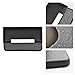 MaxGear Business Card Holder Fashion PU Leather Business Cards Case with Magnetic Shut, Holds 25 Business Cards, Men or Women Name Card Holder Case Black 02