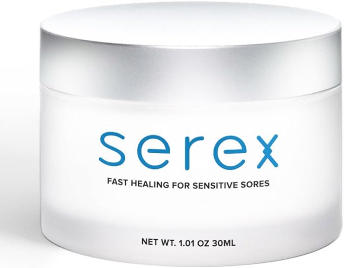 Type 1 Cold Sores & Type 2 Genital Herpes Treatment by Serex Fast Healing for Herpes Sores