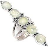 AUDRIELLE Handmade 925 Sterling Silver Gemstone Rings for Women, Adjustable Multi-Design Statement Rings, Handmade Design Color Stones Jewelry Collection