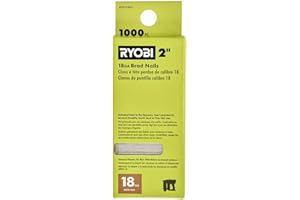 RYOBI 1,000 PC. 2" 18GA Brad Nails, A1021801