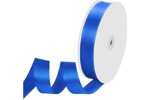 Isaspire 1" Width x 100 Yards Satin Ribbon, Royal Blue Ribbon Perfect for DIY Craft, Bows, Gift Wrapping, Flower Bouquet, Valentine's Day, Christmas and Party Decoration