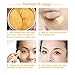 Gold Eye Mask, Collagen Eye Mask, Gold Eye Pads Anti-aging Hyaluronic Acid Eye Patches for Anti Aging,Dark Circles and Puffiness, Anti Wrinkle, Moisturising,Whitening