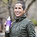 DYLN Living Water Bottle - Alkaline Antioxidant water with VitaBead Diffuser Bamboo Cap and Silicone Sleeve Grip (750ml, Increases pH up to 9+)-Matte Royal Purple