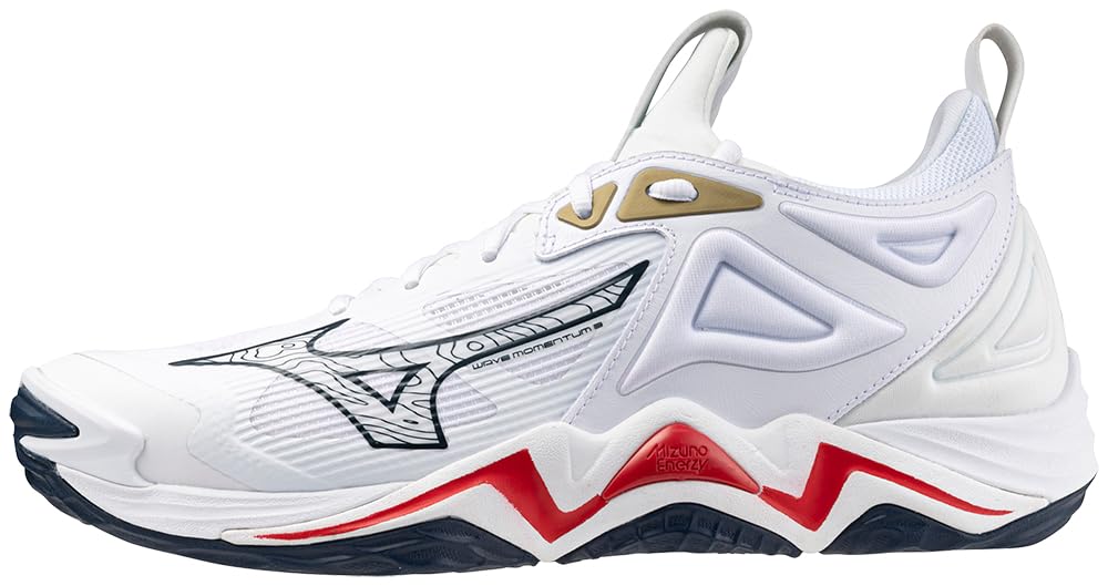 Mizuno Wave Momentum 3 Women's Volleyball Shoe | Patriot Blue-White | US Womens 11 Image