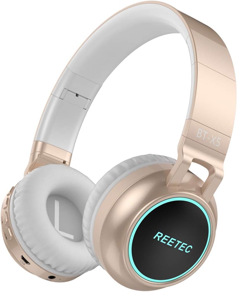 REETEC Bluetooth Headphones, Led Light Up Headphones Amazon.co.uk