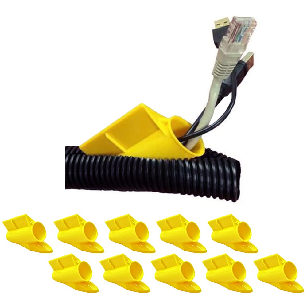 Yellow Loom Tool - Cable Insertion for Large Bundles from 1/2" to 1" (10 Pack)