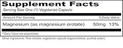 Magnesium Orotate 100 Vegetarian Capsules