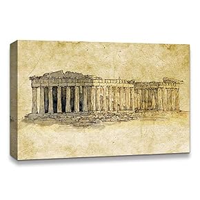 wall26 Canvas Wall Art Freehand Sketching of Scenery...