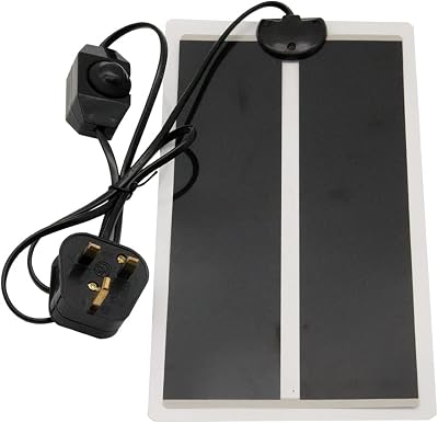 Lucky Farm 7W Reptile Heat Mat 14x28 cm UK Plug Vivarium Tank Warmer