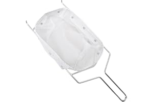 QQZ Fryer Filter Bag & Frame, for Fryer Oil, for 70 lb Polishing Oil, Reuse